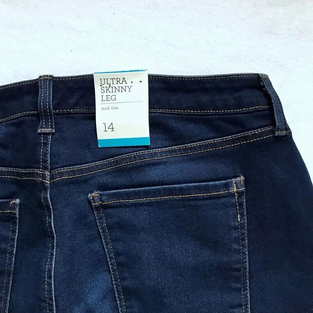 Style & Co. NWT Ultra Skinny Leg Jeans Women 14
